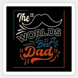 The Worlds Best Dad Sticker